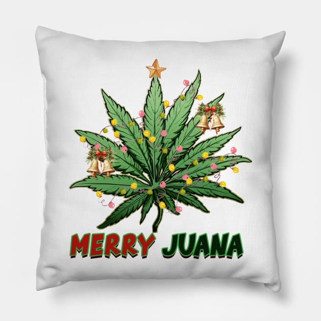 Merry Juana Pillow by MZeeDesigns