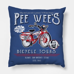 Pee Wee's Bicycle Tours Worn Out Pillow