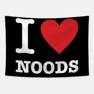 I Love Noods Tapestry