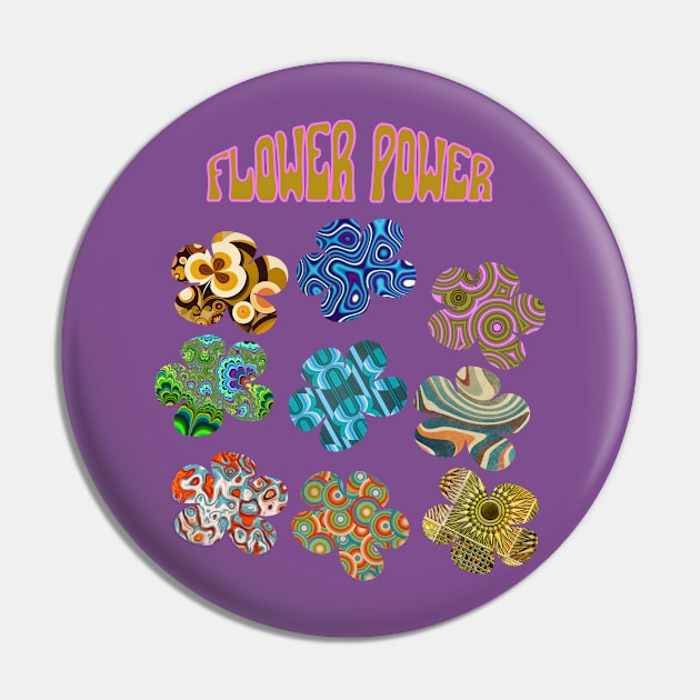 Flower power Pin by happygreen