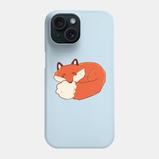 Sleeping fox illustration Phone Case