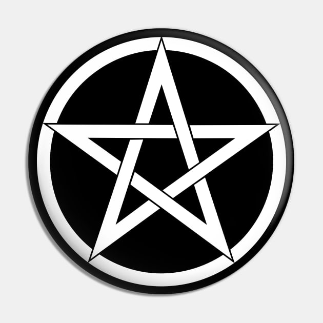 Pentagram star Pin by RavenWake