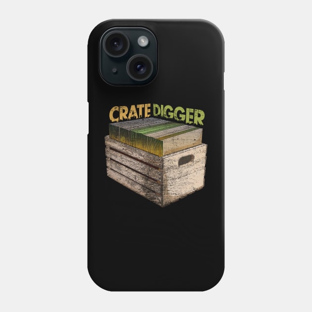 Crate Digger Vinyl Collector Phone Case by All-About-Words