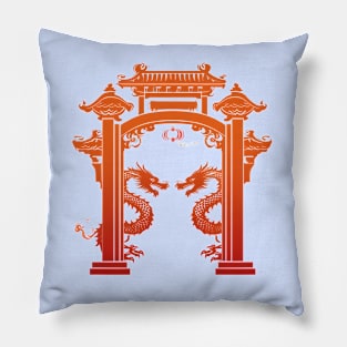 Dragon Festival: Lunar Celebration, Festive Art, and Asian Traditions Pillow