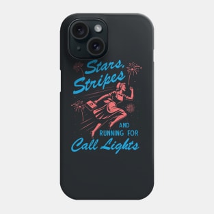 Stars Stripes And Running For Call Lights Phone Case