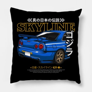 Skyline R34 Pillow