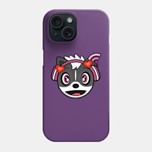 Lovestruck Melody Skunk Phone Case