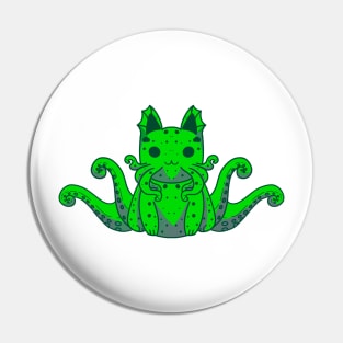 Cthulhu kitty Pin