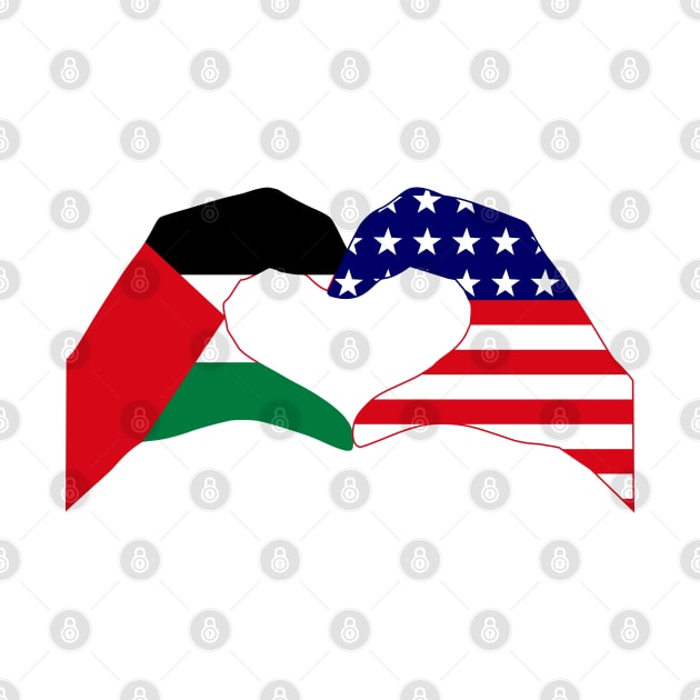 We Heart Palestine & USA Patriot Flag Series by Village Values
