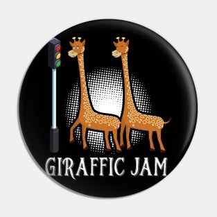 Giraffic Jam - Traffic Jam Pun Pin