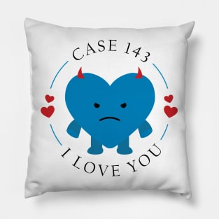 stray kids case 143 blue evil Pillow