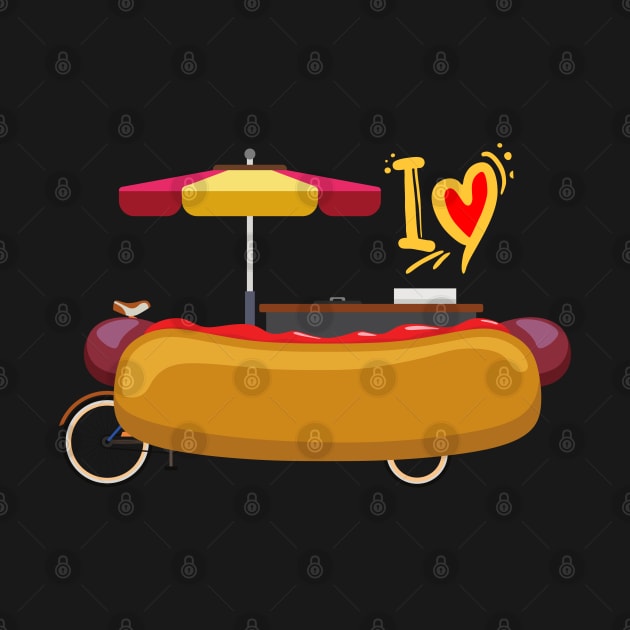 I Heart Hotdogs by DesignIndex