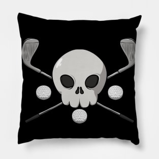 Golf crew Jolly Roger pirate flag (no caption) Pillow