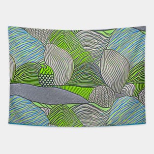 Abstract Summer Hills (MD23SMR003) Tapestry