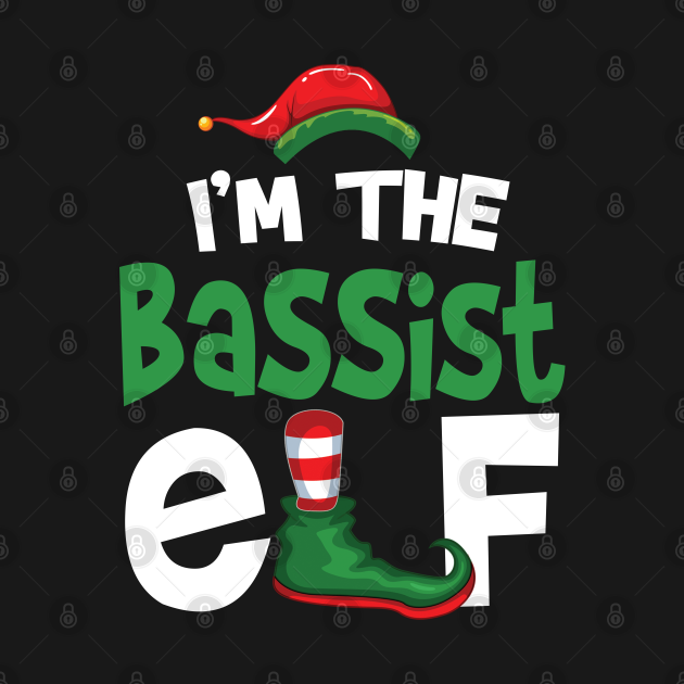 Discover I'm The Bassist Elf Christmas Family Matching PJ - Bassist Elf Matching Pajama - T-Shirt