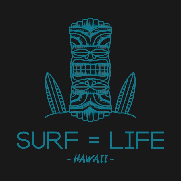 Surf = Life Surf T-shirt by Dani's T's