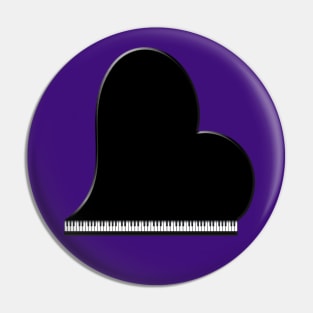 I Heart Music Pin