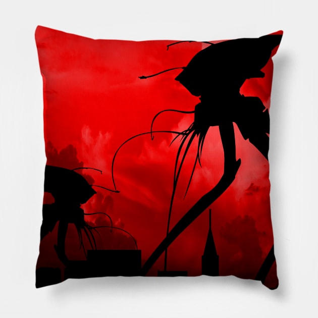 War Of Worlds Pillow by nickbeta