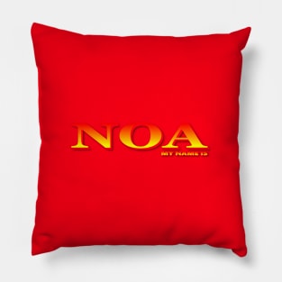 NOA. MY NAME IS NOA. SAMER BRASIL Pillow