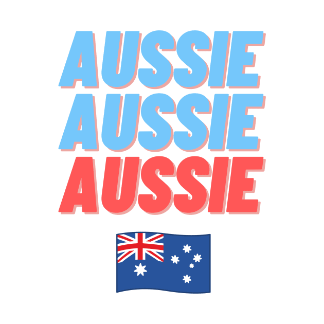 Aussie, Aussie, Aussie T-Shirt by TexasRancher