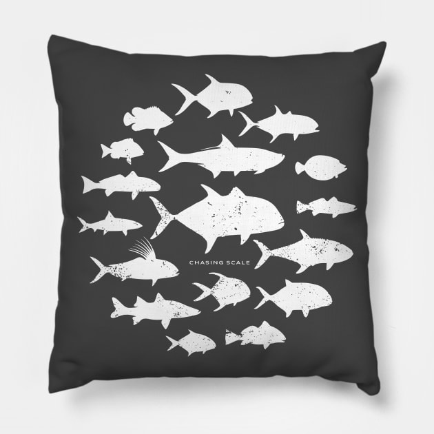 A World of Fish Pillow by Chasing Scale