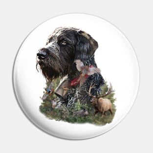 German Wirehaired Pointer Pin