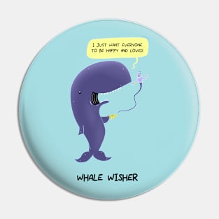 Whale Wisher Pin