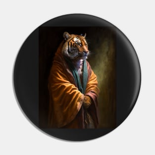 Royal Portrait of a Tiger Pin