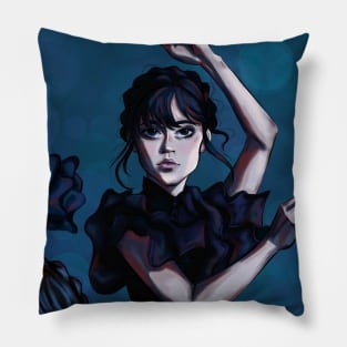 Wednesday Addams Jenna Ortega Pillow