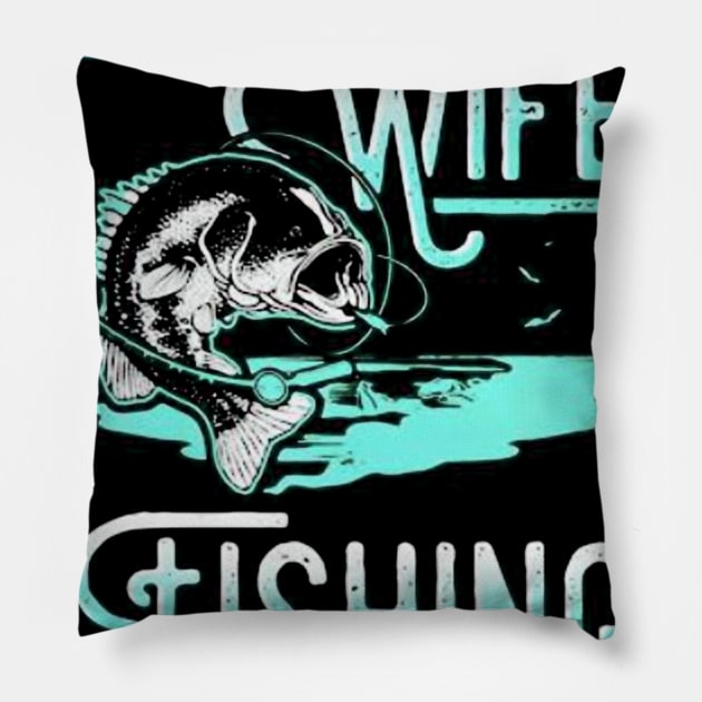 Husband and wife fishing partners for life shirt Pillow by cuongking161