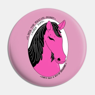 It’s Linda the magical secret horse pony Pin