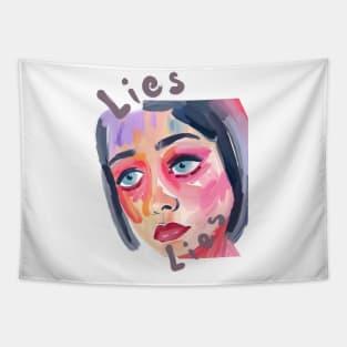 LIES EVERYWHERE Tapestry