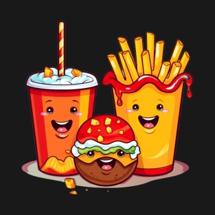 kawaii  junk food T-Shirt cute  funny T-Shirt