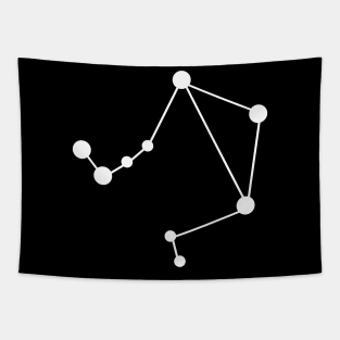 Zodiac Sign Libra Constellation Tapestry