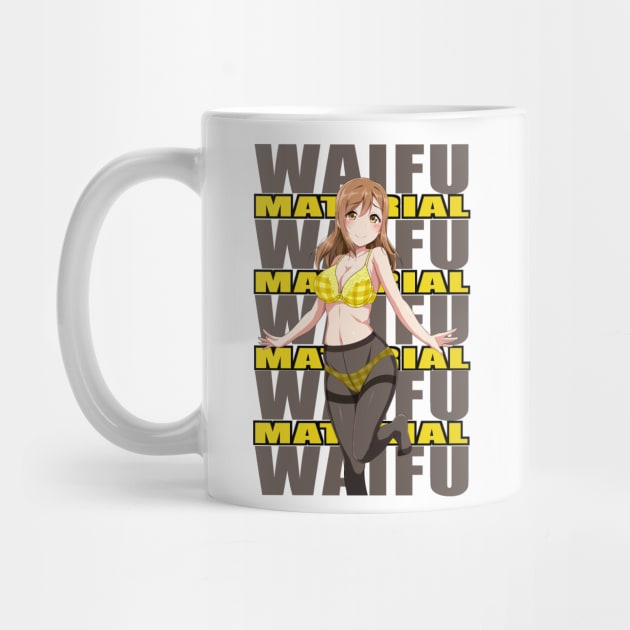 Underwear Anime Waifu Material 40 - Waifu - Sticker