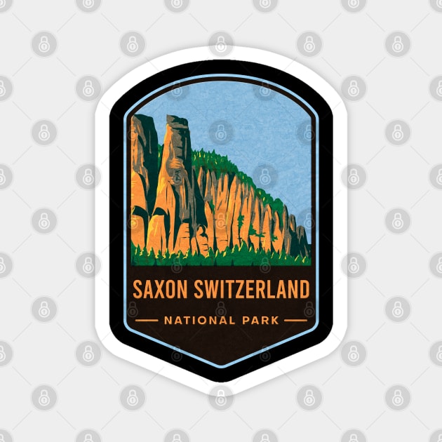 Saxon Switzerland National Park Magnet by JordanHolmes