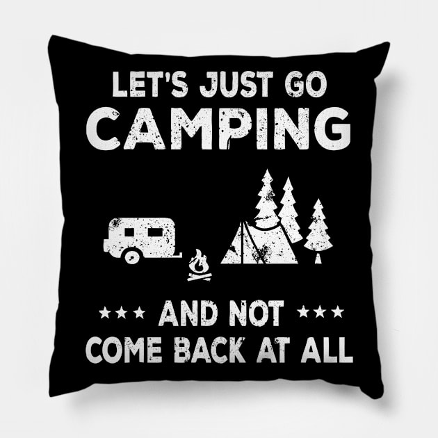 Go Camping Pillow by POD Anytime