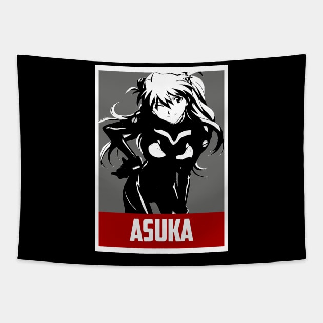 Asuka Langley Evangelion Tapestry by Retrostyle