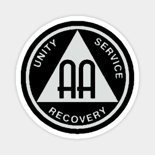 Alcoholics Anonymous Recovery Sober - Sober Since - AA Tribute - aa Alcohol - Recovery Tribute - sober aa sobriety addiction recovery narcotics anonymous addiction drugs mental health Magnet