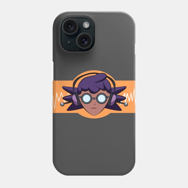 HEADPHONES GIRL Phone Case by droidmonkey