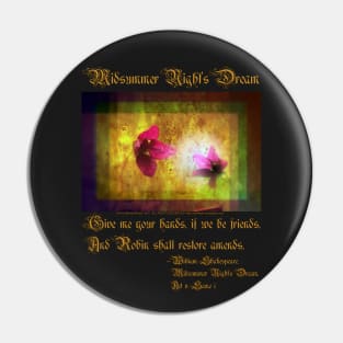 marriage of Titania; Salmon berry floral duet Pin