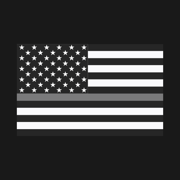 Copy of Thin Grey Line Flag, Correctional Officer Gifts by 3QuartersToday