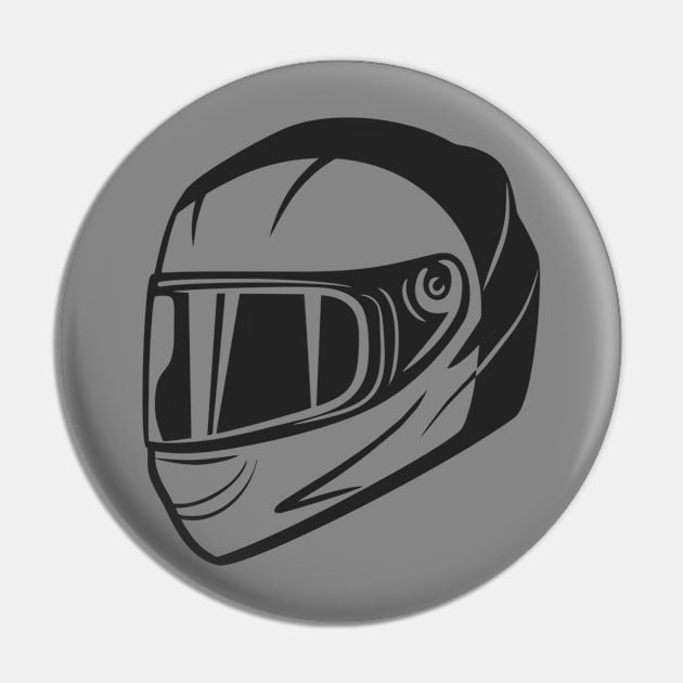 Motorcycle Helmet Pin by EarlAdrian