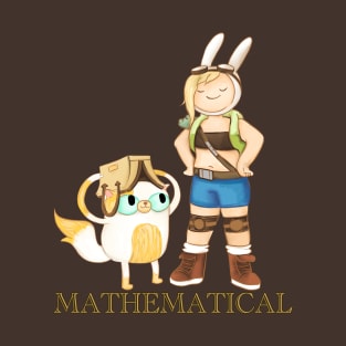 Mathematical, Fionna and Cake, Adventure Time fan art T-Shirt