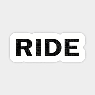 RIDE Distressed Magnet