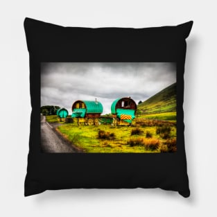 Traditional Gypsy Vardo Caravans Pillow