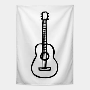 Guitar Doodle Tapestry