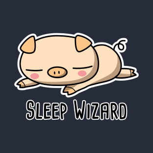 Sleep wizard by piggy T-Shirt