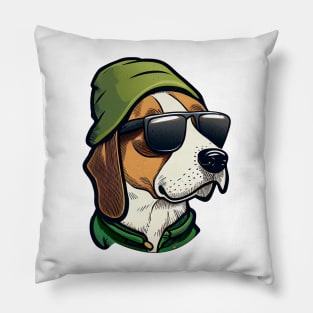 Cool hipster pointer Pillow
