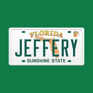 Jeffery License Plate - FL T-Shirt